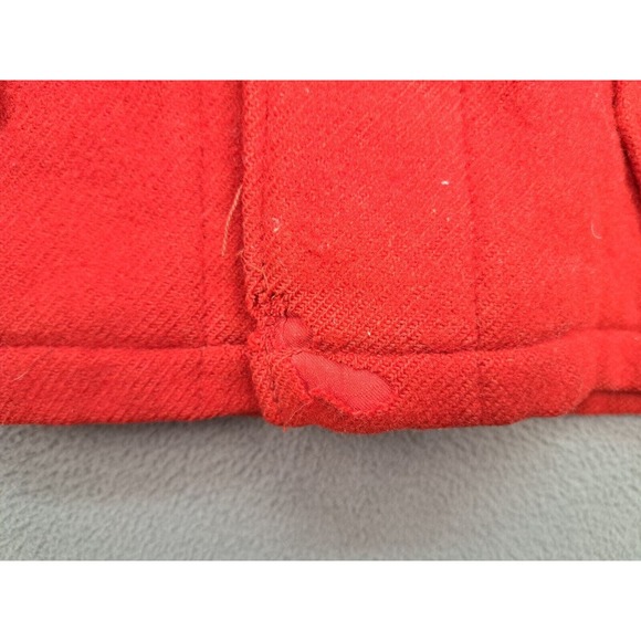 Vintage 50s 60s Woolrich Jacket Mens 40 Hunting Wool Coat Mackinaw Made in USA - Picture 5 of 16